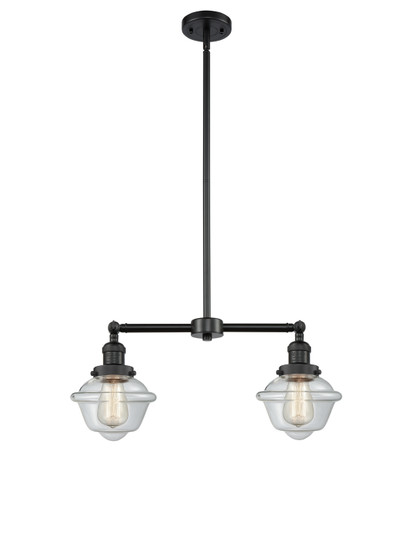 Franklin Restoration LED Island Pendant in Matte Black (405|209BKG532LED)