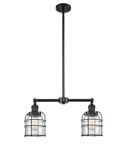 Franklin Restoration LED Island Pendant in Matte Black (405|209BKG52CELED)