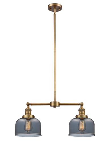 Franklin Restoration LED Island Pendant in Brushed Brass (405|209BBG73LED)