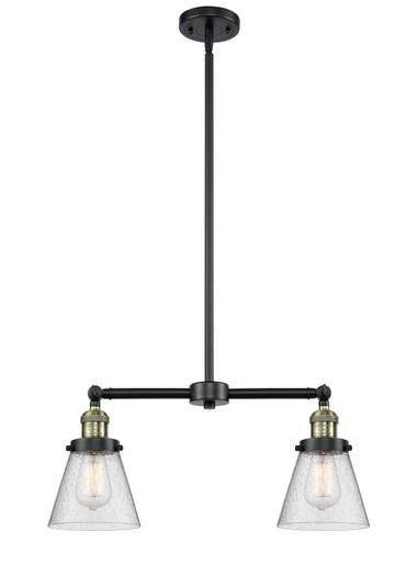 Franklin Restoration LED Island Pendant in Black Antique Brass (405|209BABG64LED)