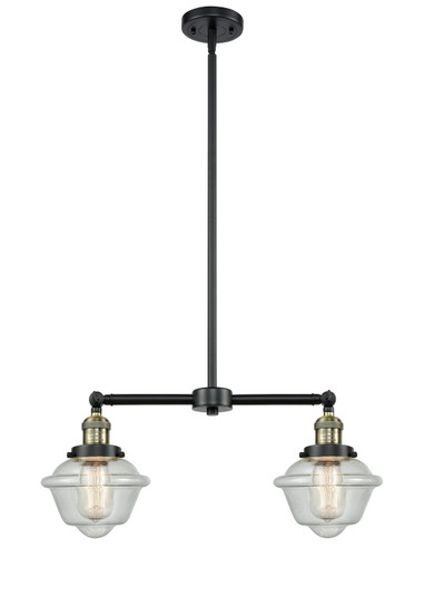 Franklin Restoration LED Island Pendant in Black Antique Brass (405|209BABG534LED)