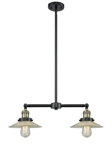 Franklin Restoration LED Island Pendant in Black Antique Brass (405|209BABG2LED)