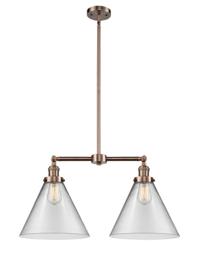 Franklin Restoration LED Island Pendant in Antique Copper (405|209ACG42LLED)