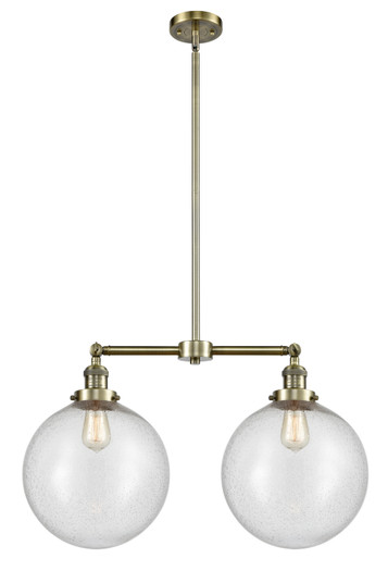 Franklin Restoration LED Island Pendant in Antique Brass (405|209ABG20412LED)