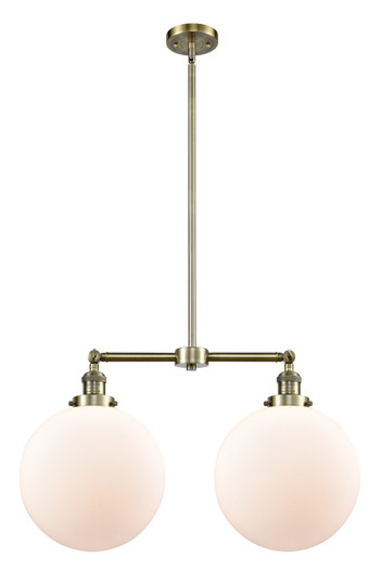 Franklin Restoration LED Island Pendant in Antique Brass (405|209ABG20112LED)