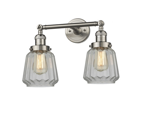 Franklin Restoration LED Bath Vanity in Brushed Satin Nickel (405|208SNG142LED)