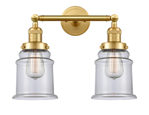 Franklin Restoration Two Light Bath Vanity in Satin Gold (405|208SGG182)
