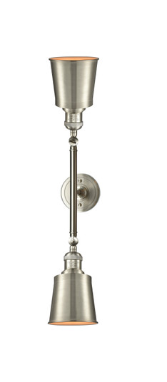 Franklin Restoration Two Light Bath Vanity in Brushed Satin Nickel (405|208LSNM9SN)