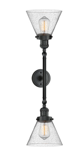 Franklin Restoration LED Bath Vanity in Matte Black (405|208LBKG44LED)