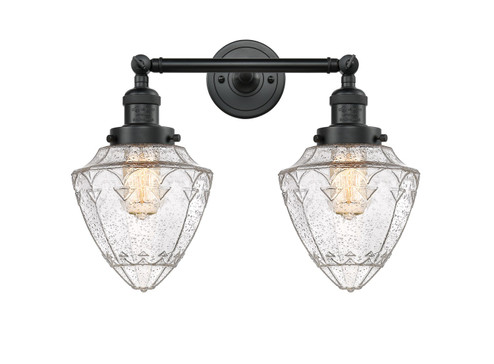 Franklin Restoration LED Bath Vanity in Matte Black (405|208BKG6647LED)