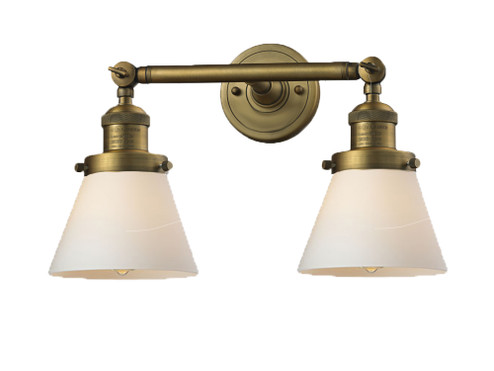 Franklin Restoration Two Light Bath Vanity in Brushed Brass (405|208BBG61)