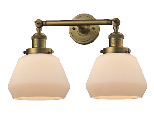 Franklin Restoration Two Light Bath Vanity in Brushed Brass (405|208BBG171)