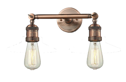 Franklin Restoration Two Light Bath Vanity in Antique Copper (405|208AC)