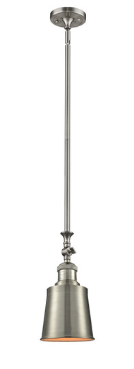 Franklin Restoration One Light Mini Pendant in Brushed Satin Nickel (405|206SNM9SN)