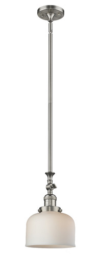 Franklin Restoration One Light Mini Pendant in Brushed Satin Nickel (405|206SNG71)