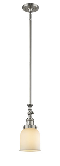 Franklin Restoration One Light Mini Pendant in Brushed Satin Nickel (405|206SNG51)