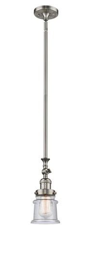 Franklin Restoration LED Mini Pendant in Brushed Satin Nickel (405|206SNG184SLED)