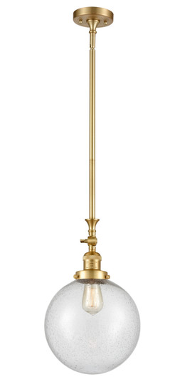 Franklin Restoration One Light Mini Pendant in Satin Gold (405|206SGG20410)