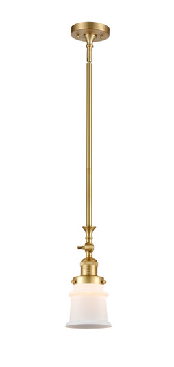 Franklin Restoration One Light Mini Pendant in Satin Gold (405|206SGG181S)
