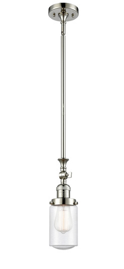 Franklin Restoration One Light Mini Pendant in Polished Nickel (405|206PNG314)