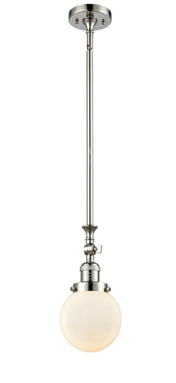 Franklin Restoration LED Mini Pendant in Polished Nickel (405|206PNG2016LED)