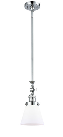 Franklin Restoration One Light Mini Pendant in Polished Chrome (405|206PCG61)