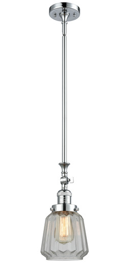 Franklin Restoration One Light Mini Pendant in Polished Chrome (405|206PCG142)