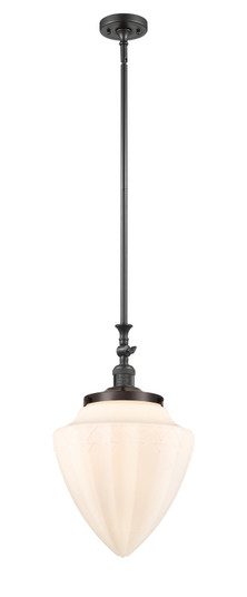 Franklin Restoration One Light Mini Pendant in Oil Rubbed Bronze (405|206OBG66112)
