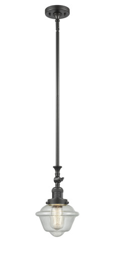Franklin Restoration One Light Mini Pendant in Oil Rubbed Bronze (405|206OBG534)