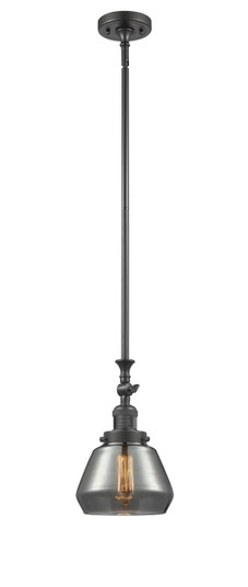 Franklin Restoration One Light Mini Pendant in Oil Rubbed Bronze (405|206OBG173)