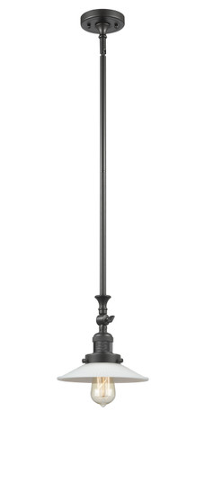 Franklin Restoration One Light Mini Pendant in Oil Rubbed Bronze (405|206OBG1)
