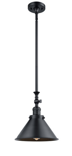 Franklin Restoration One Light Mini Pendant in Matte Black (405|206BKM10BK)