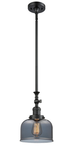 Franklin Restoration LED Mini Pendant in Matte Black (405|206BKG73LED)