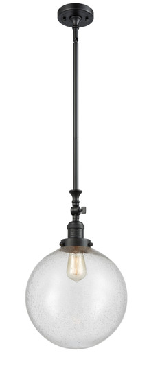 Franklin Restoration LED Mini Pendant in Matte Black (405|206BKG20412LED)