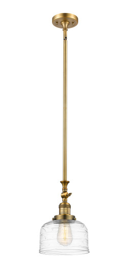 Franklin Restoration LED Mini Pendant in Brushed Brass (405|206BBG713LED)