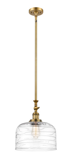 Franklin Restoration One Light Mini Pendant in Brushed Brass (405|206BBG713L)