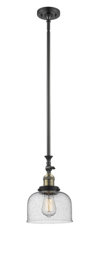 Franklin Restoration One Light Mini Pendant in Black Antique Brass (405|206BABG74)