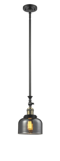 Franklin Restoration LED Mini Pendant in Black Antique Brass (405|206BABG73LED)