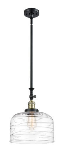 Franklin Restoration LED Mini Pendant in Black Antique Brass (405|206BABG713LLED)