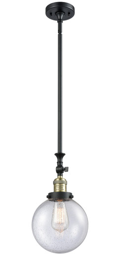 Franklin Restoration LED Mini Pendant in Black Antique Brass (405|206BABG2048LED)