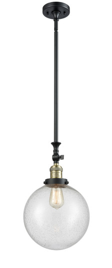 Franklin Restoration LED Mini Pendant in Black Antique Brass (405|206BABG20410LED)