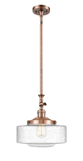 Franklin Restoration LED Mini Pendant in Antique Copper (405|206ACG69412LED)