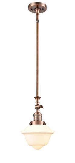 Franklin Restoration One Light Mini Pendant in Antique Copper (405|206ACG531)