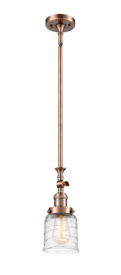 Franklin Restoration One Light Mini Pendant in Antique Copper (405|206ACG513)