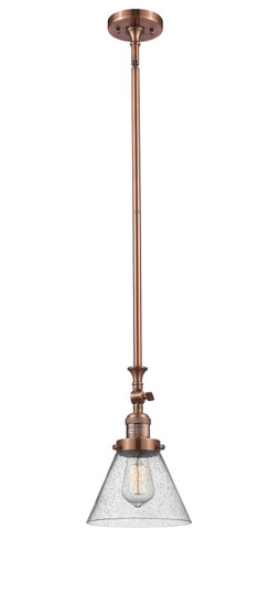 Franklin Restoration LED Mini Pendant in Antique Copper (405|206ACG44LED)