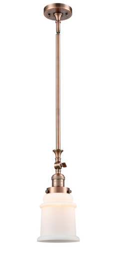 Franklin Restoration LED Mini Pendant in Antique Copper (405|206ACG181LED)