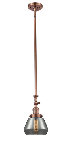 Franklin Restoration LED Mini Pendant in Antique Copper (405|206ACG173LED)