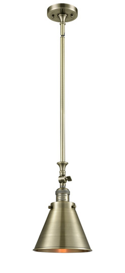 Franklin Restoration LED Mini Pendant in Antique Brass (405|206ABM13ABLED)