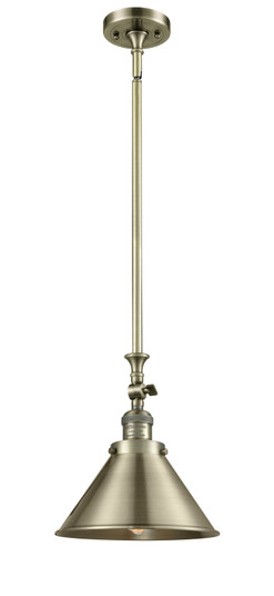 Franklin Restoration One Light Mini Pendant in Antique Brass (405|206ABM10AB)