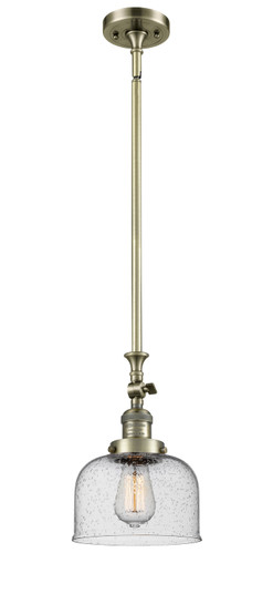 Franklin Restoration LED Mini Pendant in Antique Brass (405|206ABG74LED)